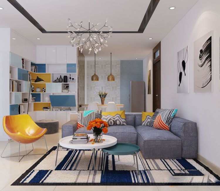 Thiết kế nội thất chung cư 89m2 - anh Hùng 18