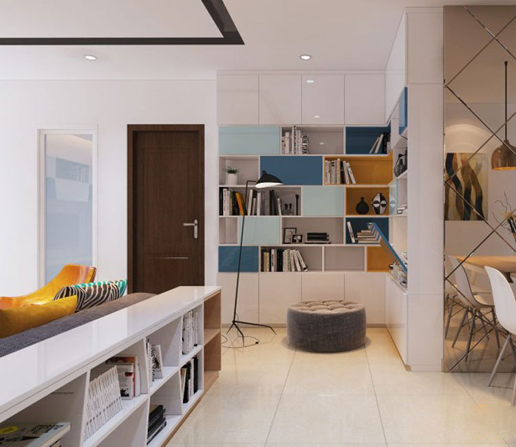 Thiết kế nội thất chung cư 89m2 - anh Hùng 19