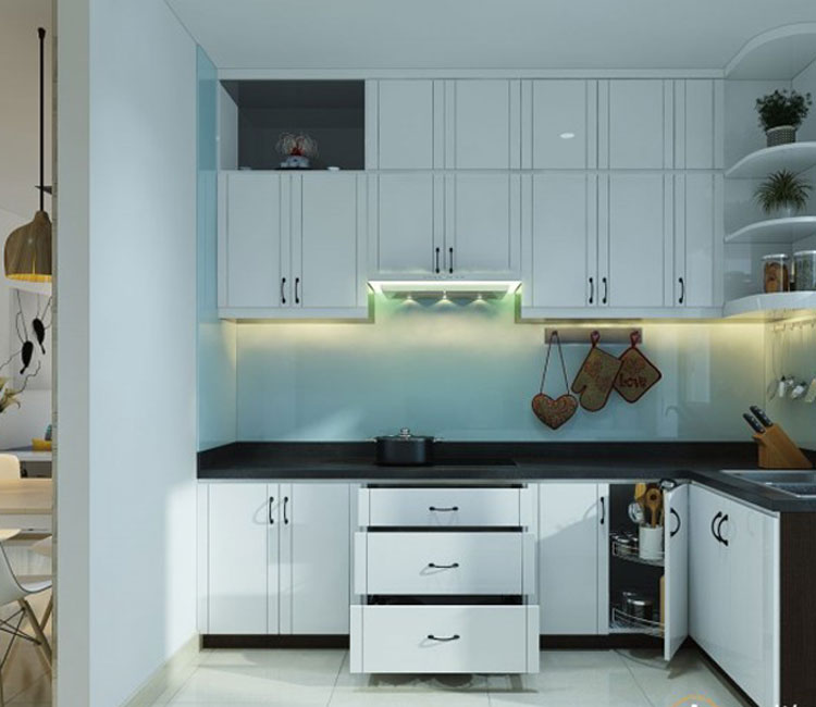 Thiết kế nội thất chung cư 89m2 - anh Hùng 2