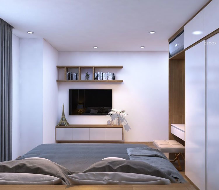 Thiết kế nội thất chung cư 302 Cầu Giấy 58m2 - Chị Thúy 8 thiet-ke-noi-that-chung-cu-320-cau-giay-chi-thuy (3)