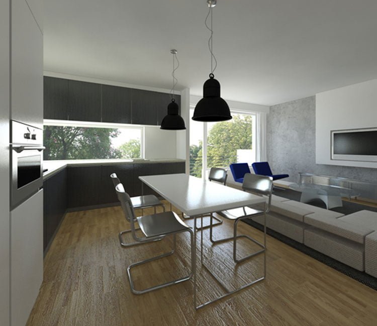 Thiết kế nội thất chung cư 56m2 Hoàng Mai - anh Tùng 1