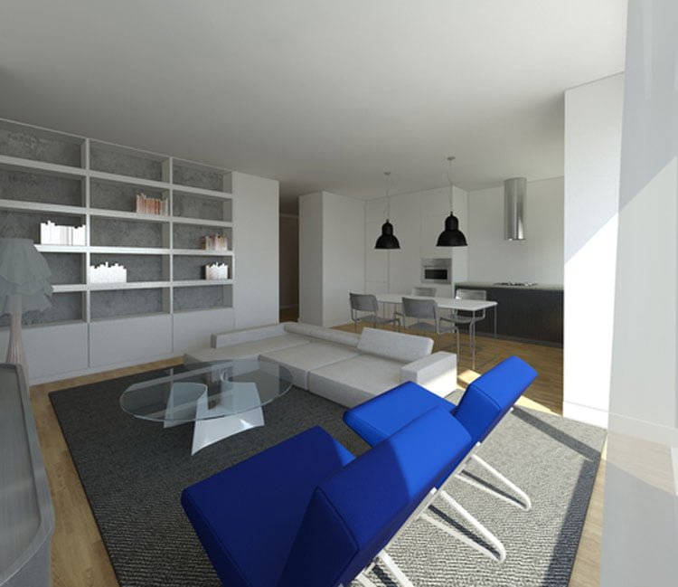 Thiết kế nội thất chung cư 56m2 Hoàng Mai - anh Tùng 6