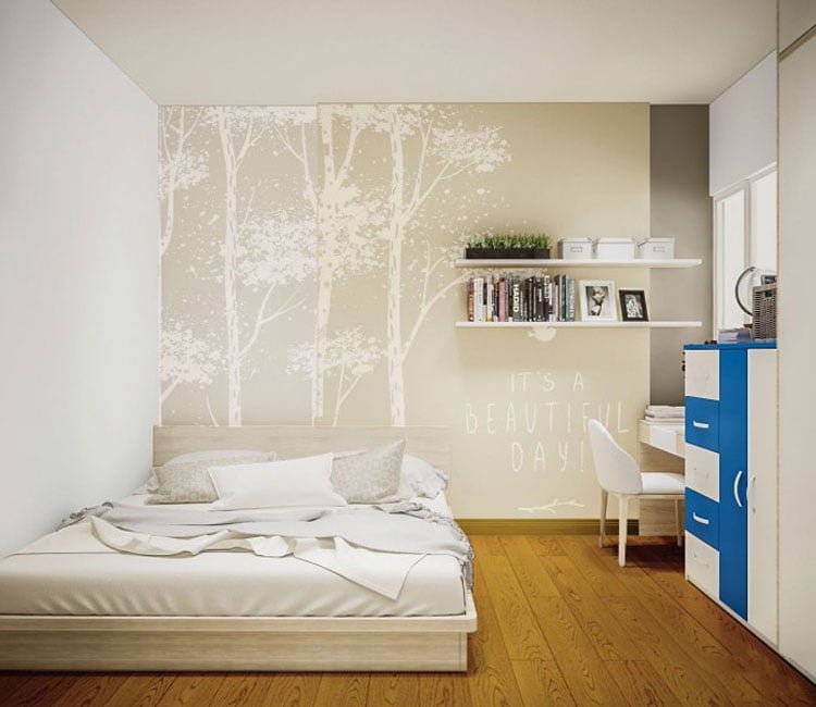 Thiết kế nội thất chung cư 56m2 Mỹ Đình Pearl - chị Trâm Anh 6