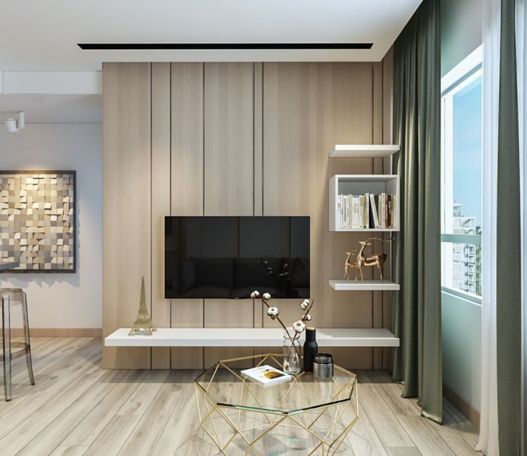 Thiết kế nội thất chung cư 65m2 Hateco Xuân Phương - anh Phát 11