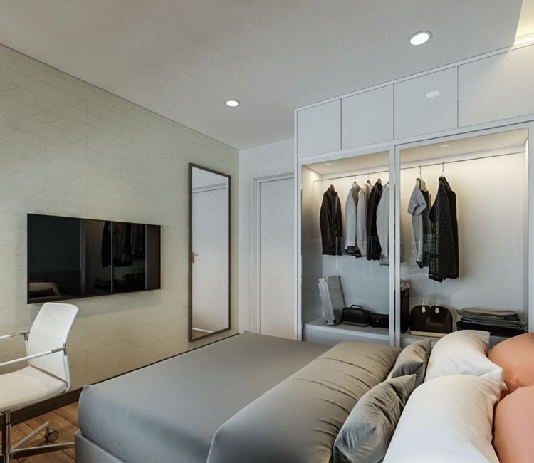 Thiết kế nội thất chung cư 65m2 Hateco Xuân Phương - anh Phát 1