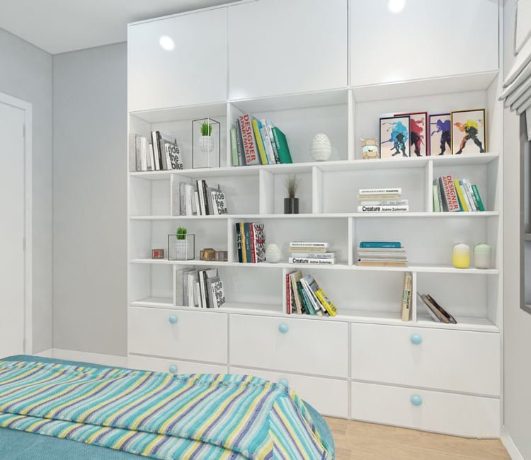 Thiết kế nội thất chung cư 65m2 Trung Hòa Nhân Chính - anh Cường 4