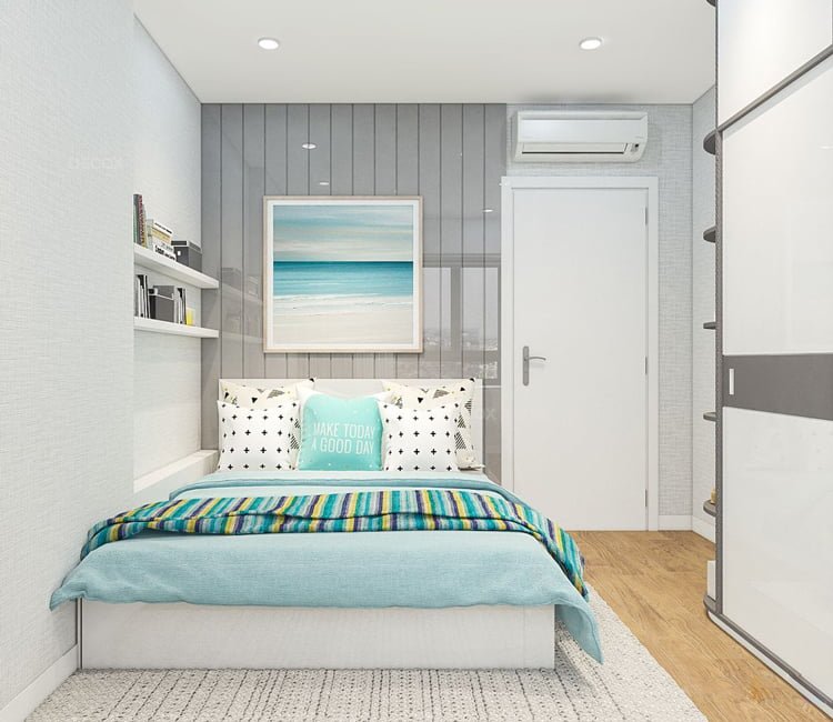 Thiết kế nội thất chung cư 68m2 Hà Thành Plaza - chị Linh 17