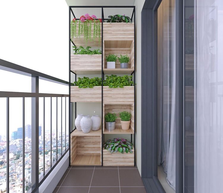 Thiết kế nội thất chung cư 68m2 Hà Thành Plaza - chị Linh 20