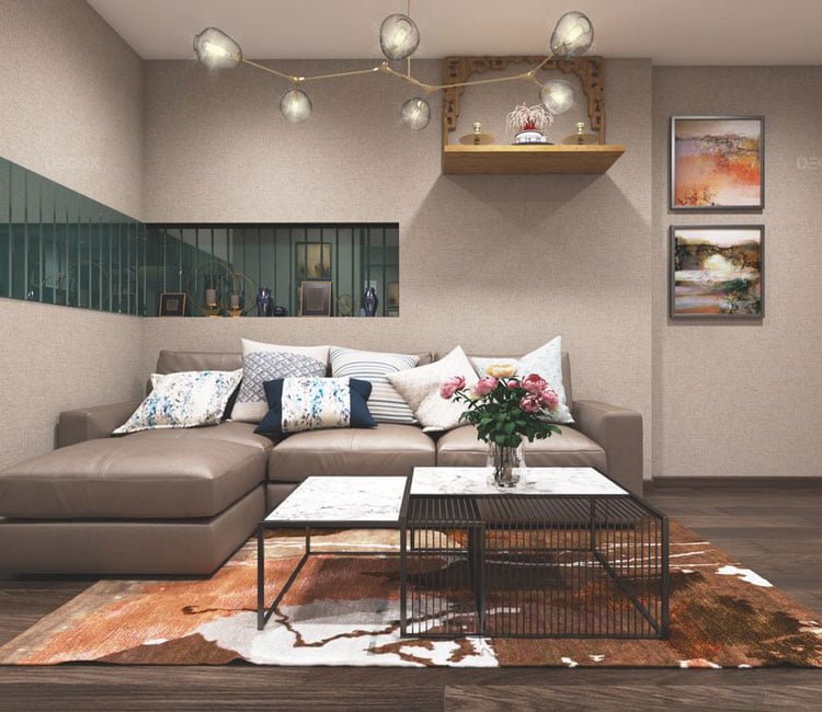 Thiết kế nội thất chung cư 70m2 HP Landmark - anh Đức 1 Thiết kế nội thất chung cư 70m2 HP Landmark - anh Đức 10