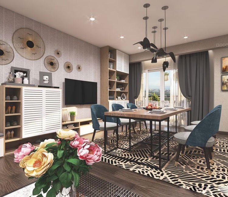 Thiết kế nội thất chung cư 70m2 HP Landmark - anh Đức 3 Thiết kế nội thất chung cư 70m2 HP Landmark - anh Đức 13