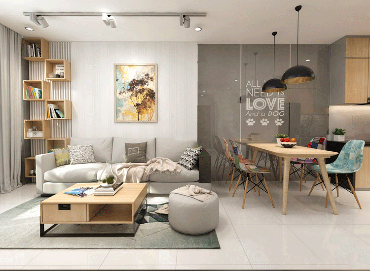 Thiết kế nội thất chung cư 72m2 Xuân Mai Complex - anh Nhân 5 Thiết kế nội thất chung cư 72m2 Xuân Mai Complex - anh Nhân 21