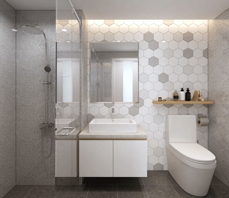 Thiết kế nội thất chung cư 72m2 Xuân Mai Complex - anh Nhân 17 Thiết kế nội thất chung cư 72m2 Xuân Mai Complex - anh Nhân 12