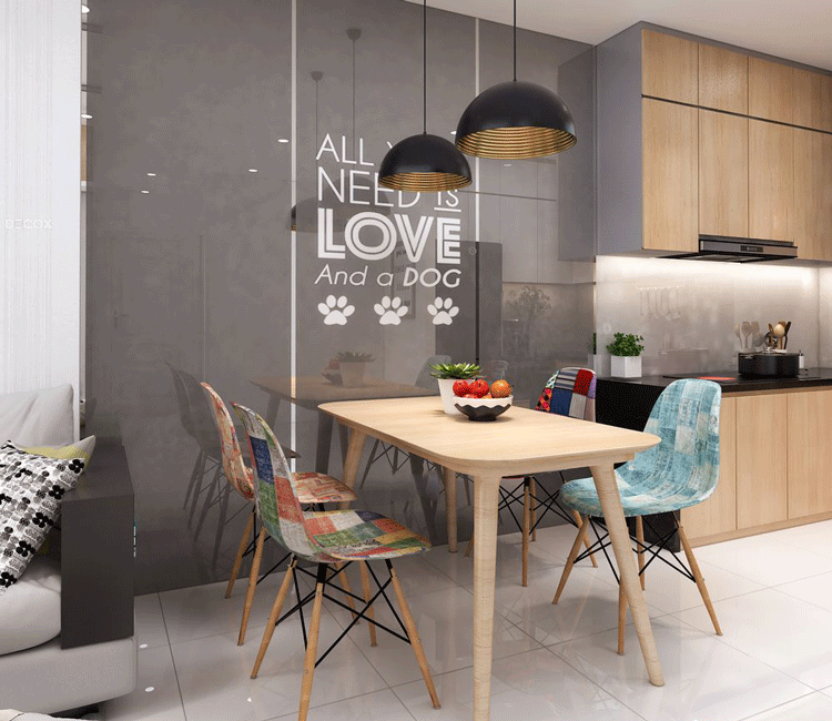 Thiết kế nội thất chung cư 72m2 Xuân Mai Complex - anh Nhân 6 Thiết kế nội thất chung cư 72m2 Xuân Mai Complex - anh Nhân 1