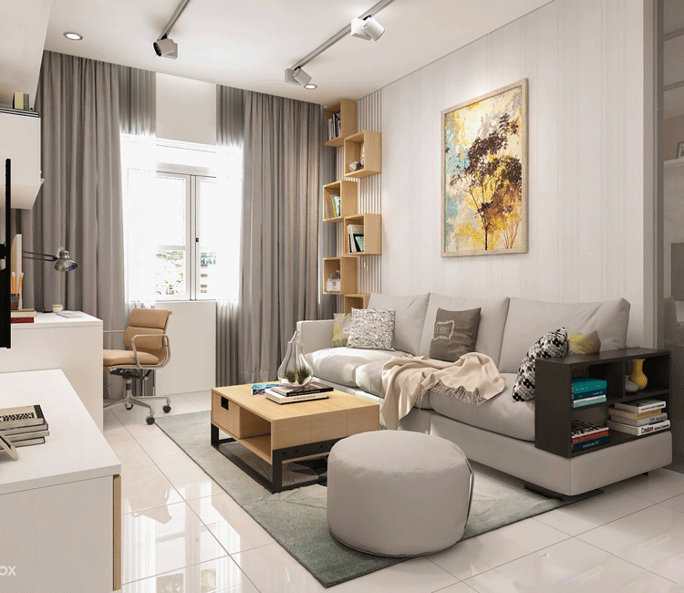 Thiết kế nội thất chung cư 72m2 Xuân Mai Complex - anh Nhân 1 Thiết kế nội thất chung cư 72m2 Xuân Mai Complex - anh Nhân 20