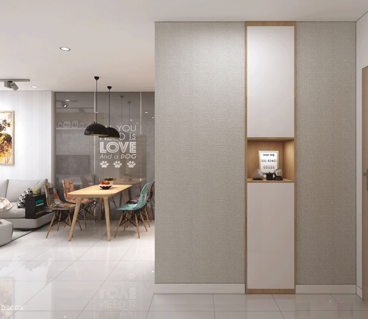 Thiết kế nội thất chung cư 72m2 Xuân Mai Complex - anh Nhân 10 Thiết kế nội thất chung cư 72m2 Xuân Mai Complex - anh Nhân 5