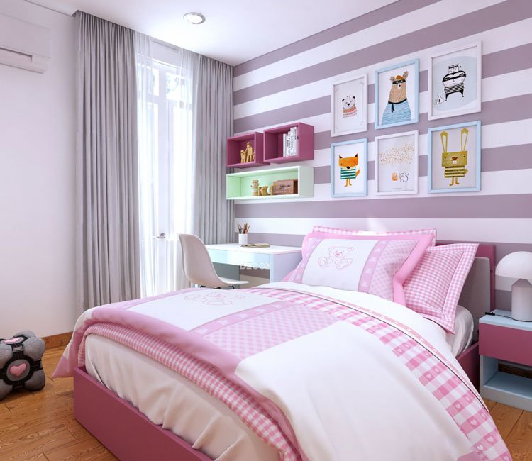 Thiết kế nội thất chung cư 75m2 Diamond House - chị Ngọc 14 Thiết kế nội thất chung cư 75m2 Diamond House - chị Ngọc 10