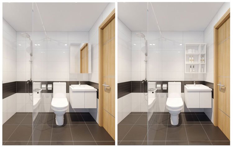 Thiết kế nội thất chung cư 75m2 Diamond House - chị Ngọc 17 Thiết kế nội thất chung cư 75m2 Diamond House - chị Ngọc 13