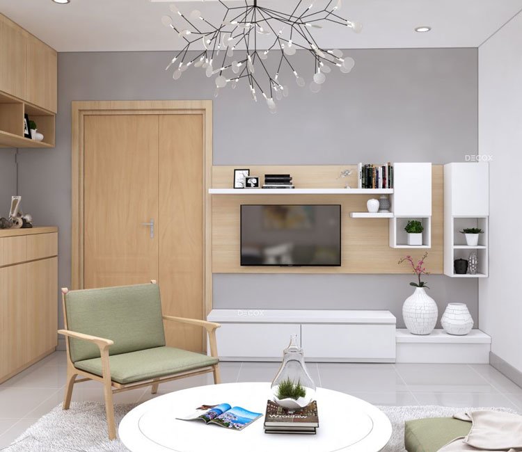 Thiết kế nội thất chung cư 75m2 Diamond House - chị Ngọc 2 Thiết kế nội thất chung cư 75m2 Diamond House - chị Ngọc 17