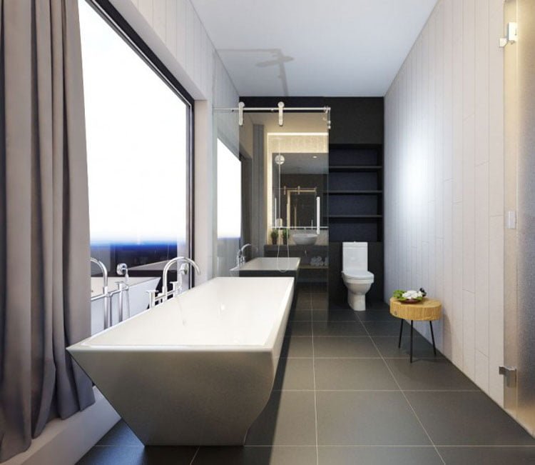 Thiết kế nội thất chung cư 77m2 Center Point - anh Quang 10 Thiết kế nội thất chung cư 77m2 Center Point - anh Quang 5