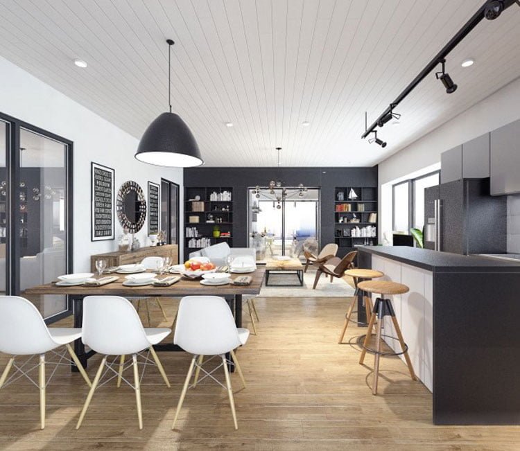 Thiết kế nội thất chung cư 77m2 Center Point - anh Quang 3 Thiết kế nội thất chung cư 77m2 Center Point - anh Quang 7