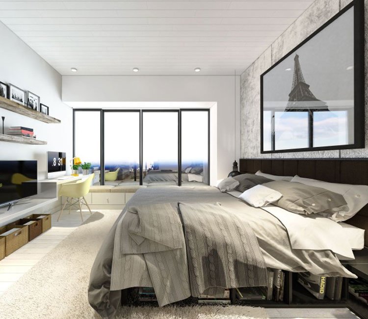 Thiết kế nội thất chung cư 77m2 Center Point - anh Quang 5 Thiết kế nội thất chung cư 77m2 Center Point - anh Quang 11