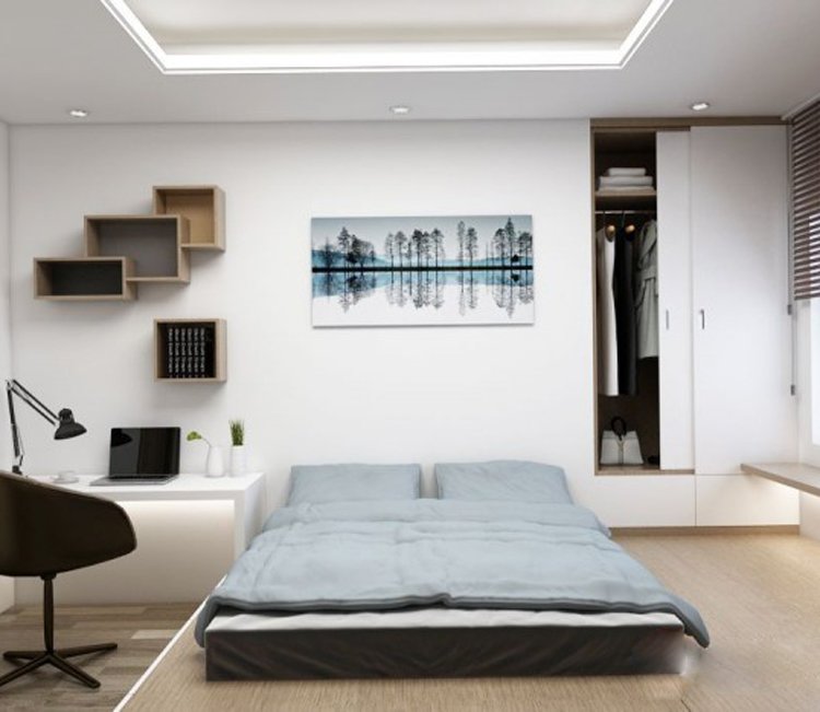 Thiết kế nội thất chung cư 78m2 FLC - chị Minh 14