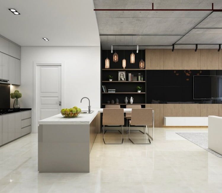 Thiết kế nội thất chung cư 78m2 FLC - chị Minh 3