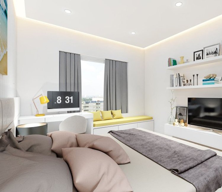 Thiết kế nội thất chung cư 83m2 HH3 Linh Đàm - anh Đức 5