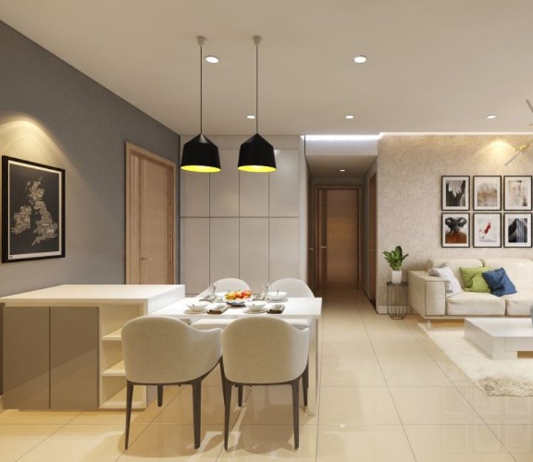 Thiết kế nội thất chung cư 83m2 HH3 Linh Đàm - anh Đức 11