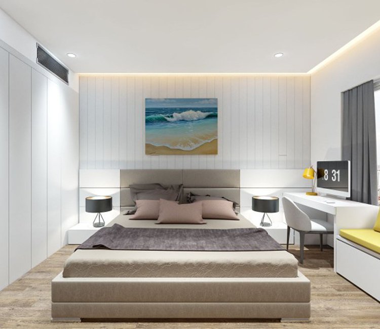 Thiết kế nội thất chung cư 83m2 HH3 Linh Đàm - anh Đức 2