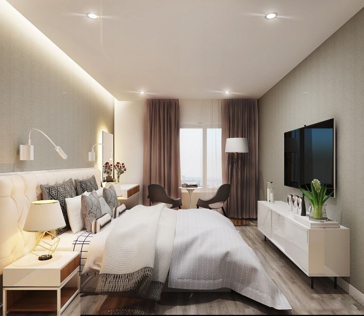 Thiết kế nội thất chung cư 83m2 OCT2 Bắc Linh Đàm - anh Mạnh 10