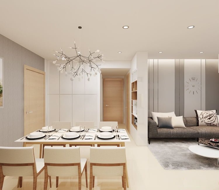 Thiết kế nội thất chung cư 83m2 OCT2 Bắc Linh Đàm - anh Mạnh 2