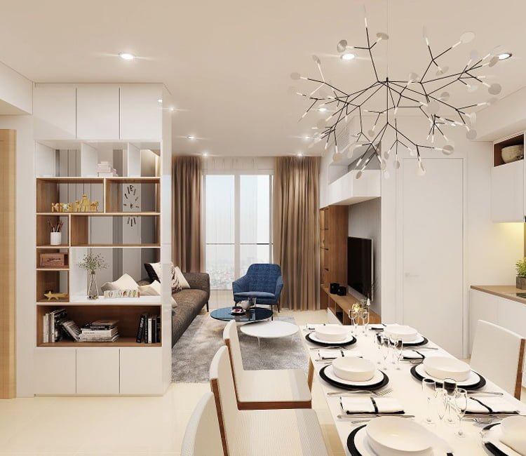 Thiết kế nội thất chung cư 83m2 OCT2 Bắc Linh Đàm - anh Mạnh 4