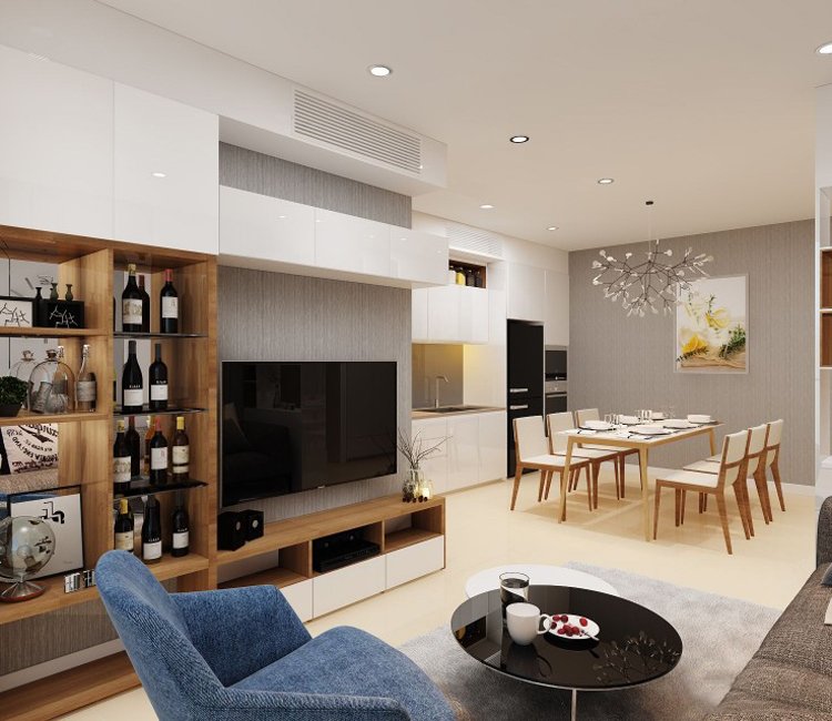 Thiết kế nội thất chung cư 83m2 OCT2 Bắc Linh Đàm - anh Mạnh 7