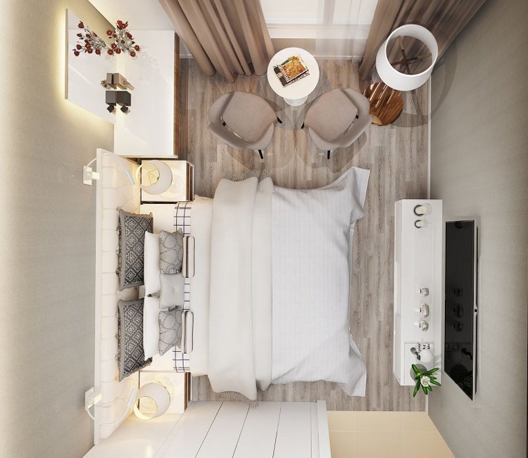 Thiết kế nội thất chung cư 83m2 OCT2 Bắc Linh Đàm - anh Mạnh 8