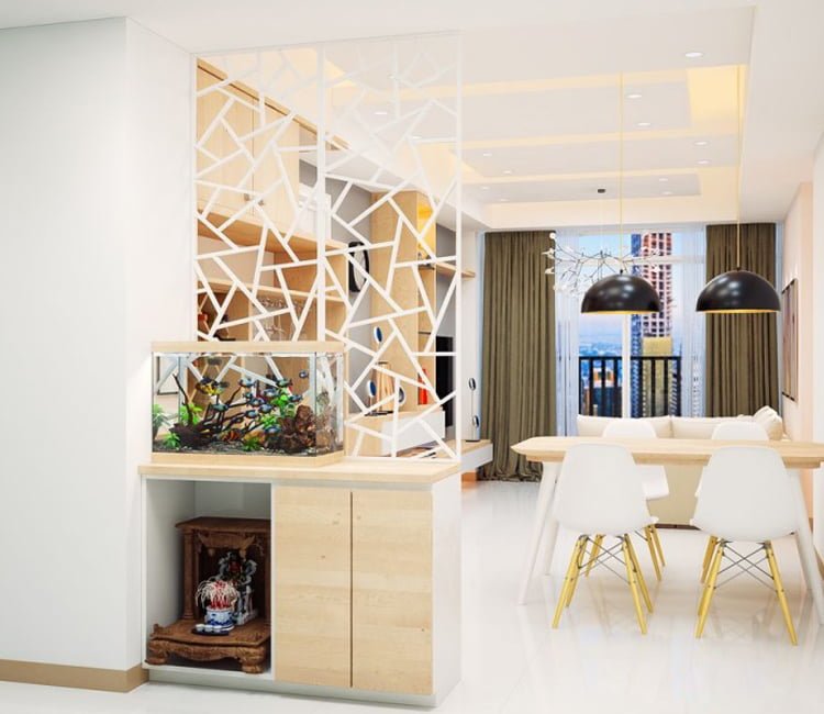 Thiết kế nội thất chung cư 85m2 The Pride - chi Hồng 6