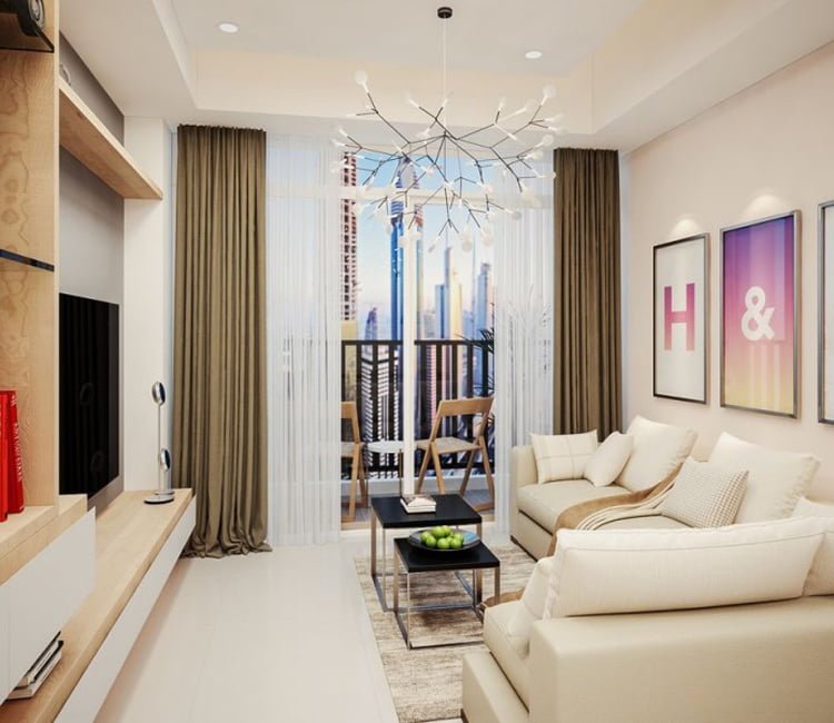 Thiết kế nội thất chung cư 85m2 The Pride - chi Hồng 11