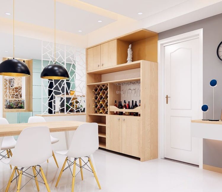 Thiết kế nội thất chung cư 85m2 The Pride - chi Hồng 5