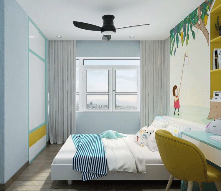 Thiết kế nội thất chung cư 88m2 Đại Kim, chị Trang 14 Thiết kế nội thất chung cư 88m2 Đại Kim - chi Trang 13