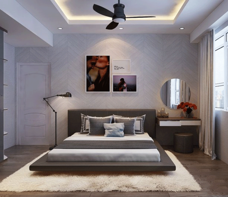 Thiết kế nội thất chung cư 88m2 Đại Kim, chị Trang 10 Thiết kế nội thất chung cư 88m2 Đại Kim - chi Trang 7