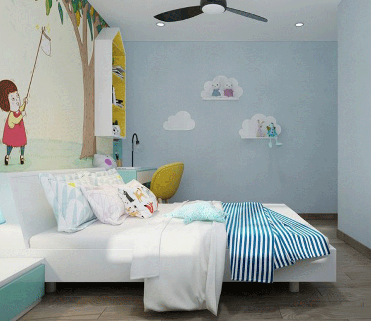 Thiết kế nội thất chung cư 88m2 Đại Kim, chị Trang 12 Thiết kế nội thất chung cư 88m2 Đại Kim - chi Trang 11