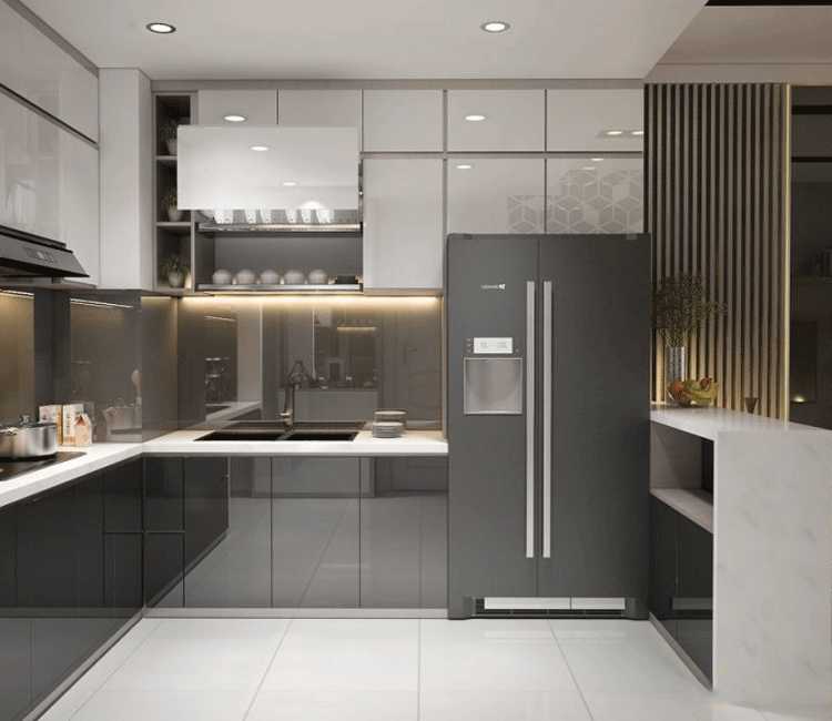 Thiết kế nội thất chung cư 88m2 Đại Kim, chị Trang 7 Thiết kế nội thất chung cư 88m2 Đại Kim - chi Trang 2