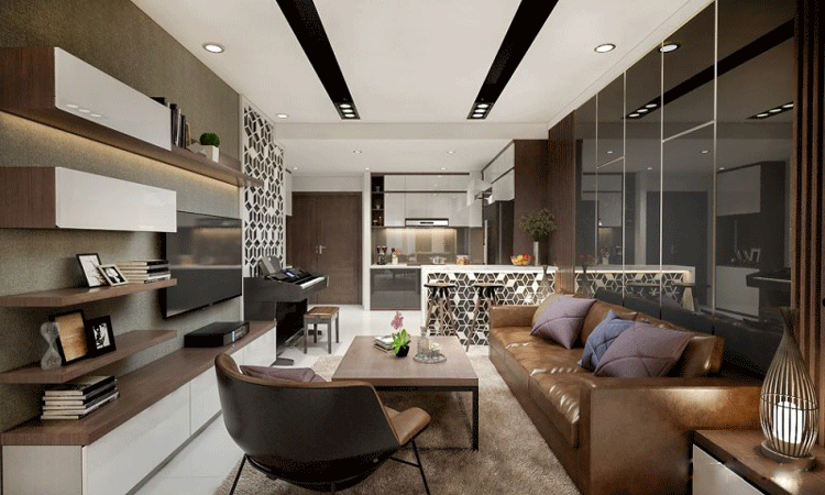 Thiết kế nội thất chung cư 88m2 Đại Kim, chị Trang 3 Thiết kế nội thất chung cư 88m2 Đại Kim - chi Trang 4