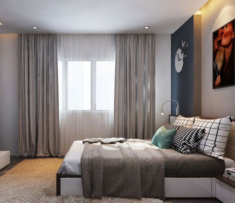 Thiết kế nội thất chung cư 88m2 Hà Nội Pragon - anh Vinh 6