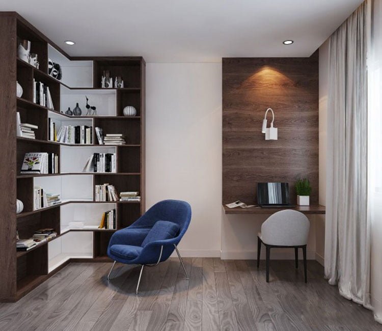 Thiết kế nội thất chung cư 88m2 Hà Nội Pragon - anh Vinh 8