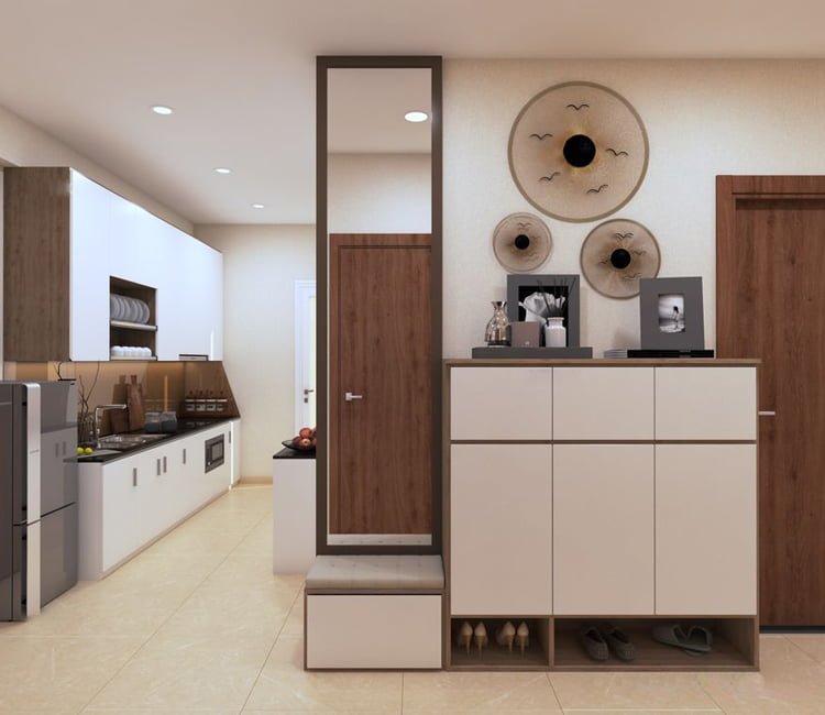 Thiết kế nội thất chung cư HH2 Linh Đàm 65m2 - Chị Thoa 3