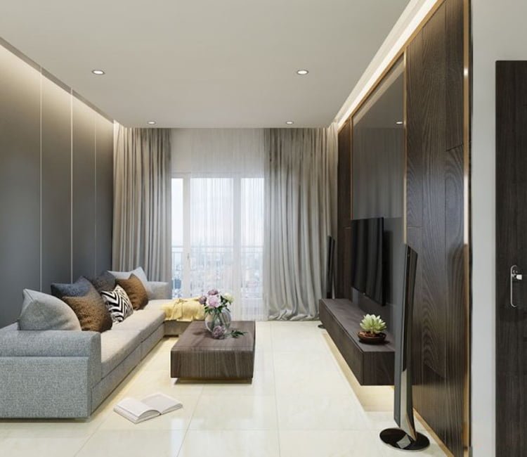 Thiết kế nội thất chung cư Mễ Trì Plaza 65m2 - Chị Thảo 3