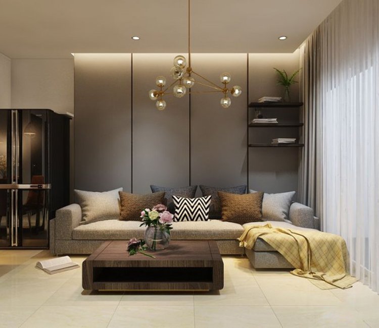 Thiết kế nội thất chung cư Mễ Trì Plaza 65m2 - Chị Thảo 5