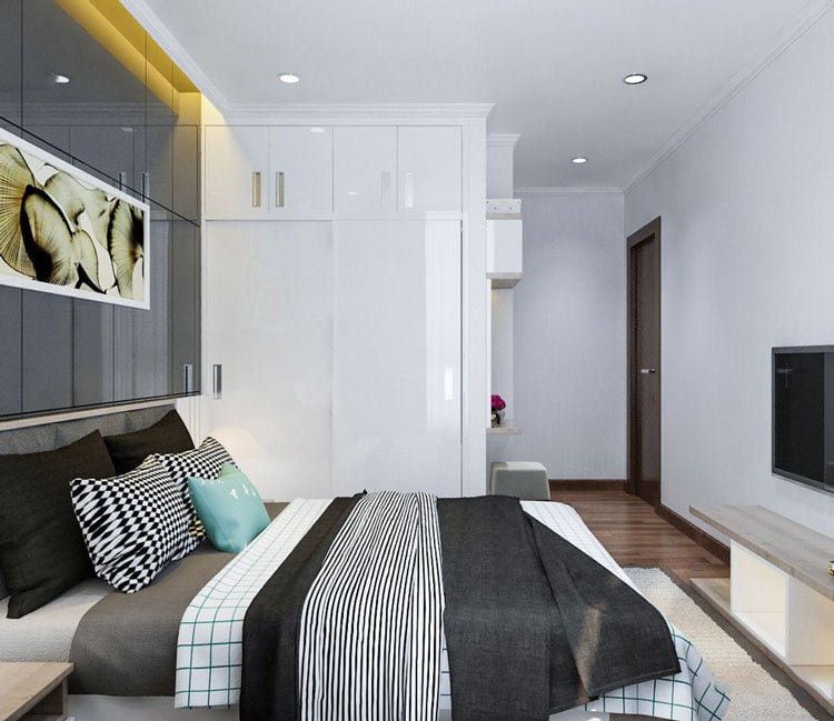 Thiết kế nội thất chung cư Mỹ Đình Plaza 73m2 - Anh Phúc 6 thiet-ke-noi-that-chung-cu-my-dinh-plaza-73m2 (2)