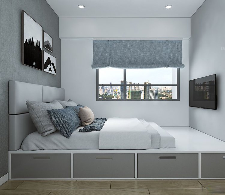 Thiết kế nội thất chung cư Tây Hồ Residence 64m2 - Anh Long 14